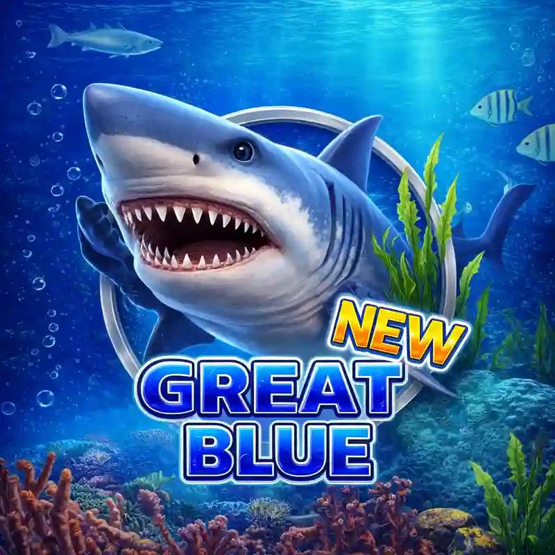 New Great Blue slot game immersive underwater interface